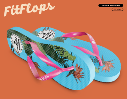Flip Flops Sandals 3D model. Edit Online for Free. ProVisual.
