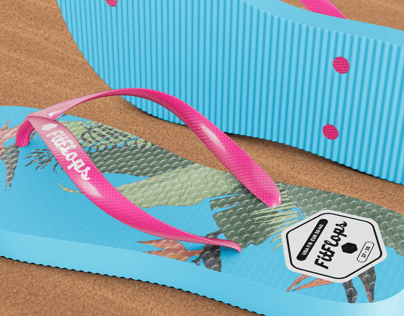 Flip Flops Sandals 3D model. Edit Online for Free. ProVisual.