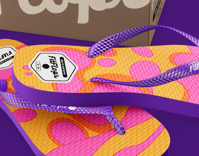 ProVisual — Flip Flops with Box 3D mockup and 3D model - see every detail and customize online
