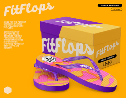 ProVisual — Flip Flops with Box 3D mockup