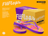 ProVisual — Flip Flops with Box 3D mockup and 3D model - see every detail and customize online