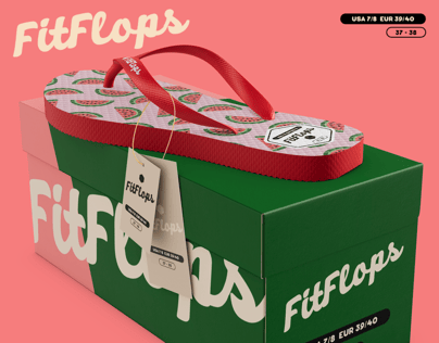 ProVisual — Flip Flop with Box 3D mockup and 3D model - create your perfect project online