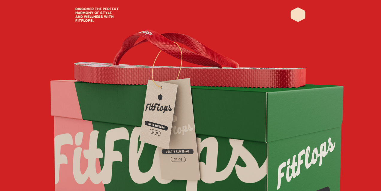 ProVisual — Flip Flop with Box 3D mockup and 3D model - create your perfect project online