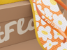 Flip Flops with Box 3D Mockup, 3D model. ProVisual. 