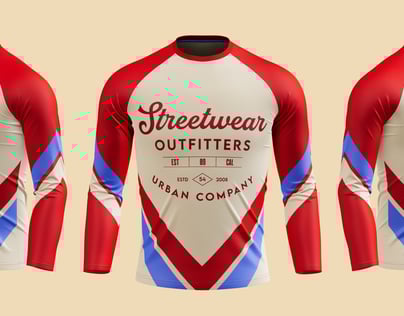 Free Long Sleeve 3D mockup. Create presentations using Online Mockup Generator.