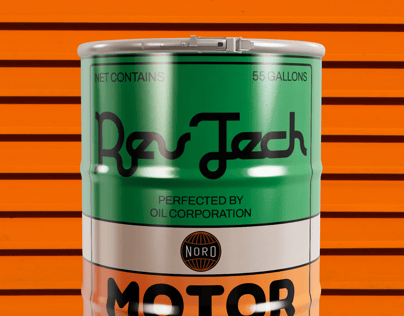 Metal Barrel. 3D model. ProVisual. 