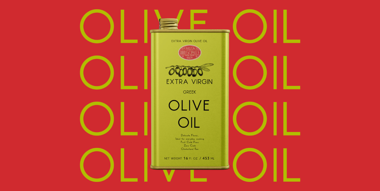 ProVisual — Olive Oil Tin Can 3D mockup