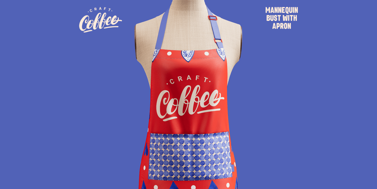 ProVisual — Apron Mockup. Torso Mannequin. 3D mockup
