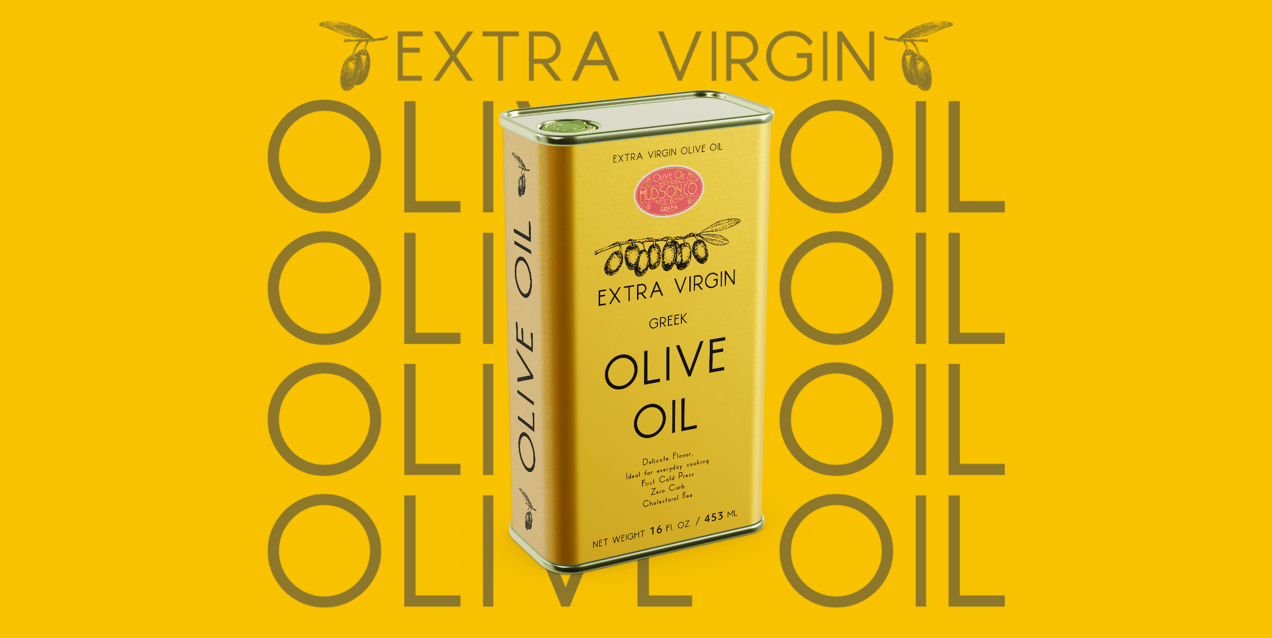 ProVisual — Olive Oil Tin Can 3D mockup