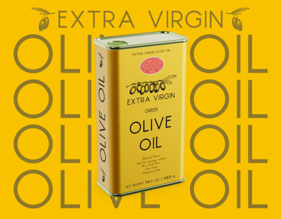ProVisual — Olive Oil Tin Can 3D mockup