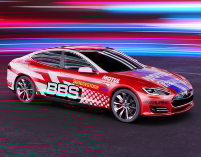 ProVisual — Tesla Model S 2015 3D mockup