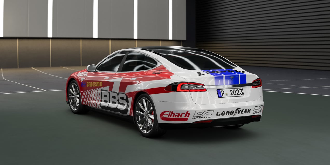 ProVisual —  Tesla Model S 2015 3D mockup and 3D model - explore every detail and customize online now