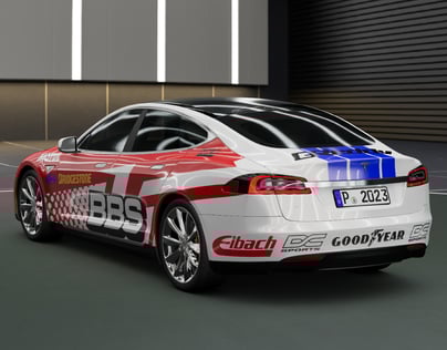 ProVisual —  Tesla Model S 2015 3D mockup and 3D model - explore every detail and customize online now