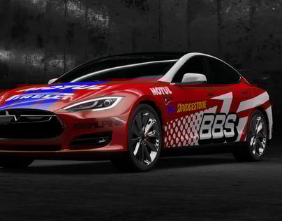 ProVisual —  Tesla Model S 2015 3D mockup and 3D model - explore every detail and customize online now