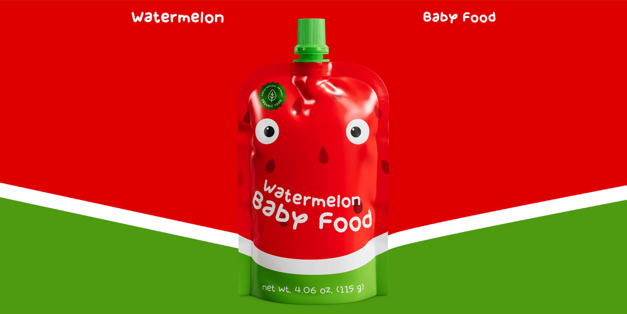 100ml Doypack. 3D model. ProVisual. 