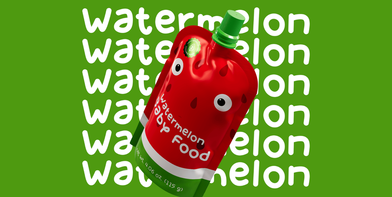 100ml Doypack. 3D model. ProVisual. 