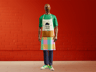 Free Apron 3D mockup. Create presentations using Online Mockup Generator.