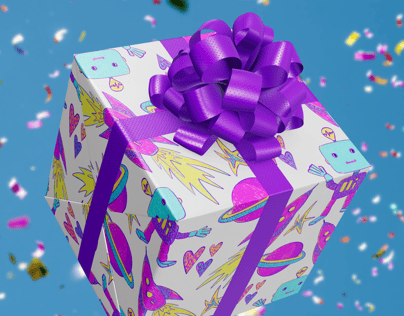 Gift Box. 3D model. ProVisual.