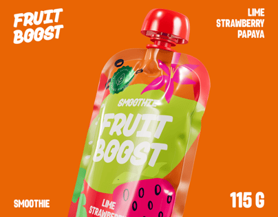 Baby food Pouch 100ml Doypack. 3D model. Edit Online. ProVisual.