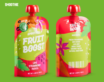Baby food Pouch 100ml Doypack. 3D model. Edit Online. ProVisual.