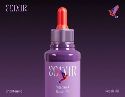 Dropper Bottle. Cosmetic Bottle. 3D model. ProVisual. 