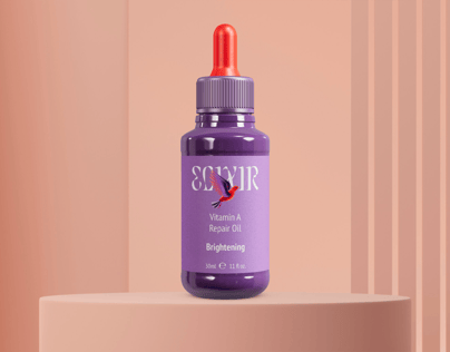 Dropper Bottle. Cosmetic Bottle. 3D model. ProVisual. 