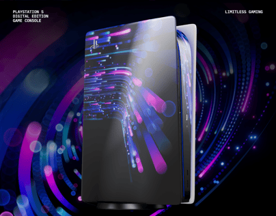 Free Playstation 5 3D mockup. Create presentations using Online Mockup Generator.