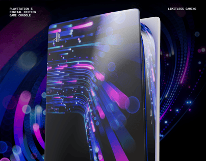 Free Playstation 5 3D mockup. Create presentations using Online Mockup Generator.
