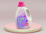 Fabric Softener, Detergent Bottle Mockup. Edit online!