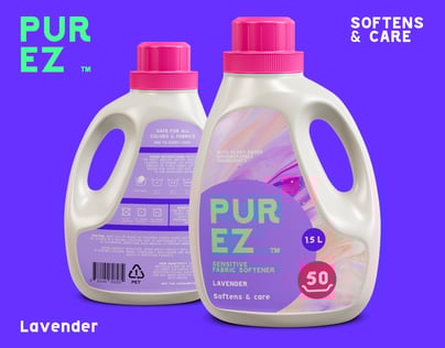 Fabric Softener, Detergent Bottle Mockup. Edit online!