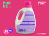 Fabric Softener, Detergent Bottle Mockup. Edit online!