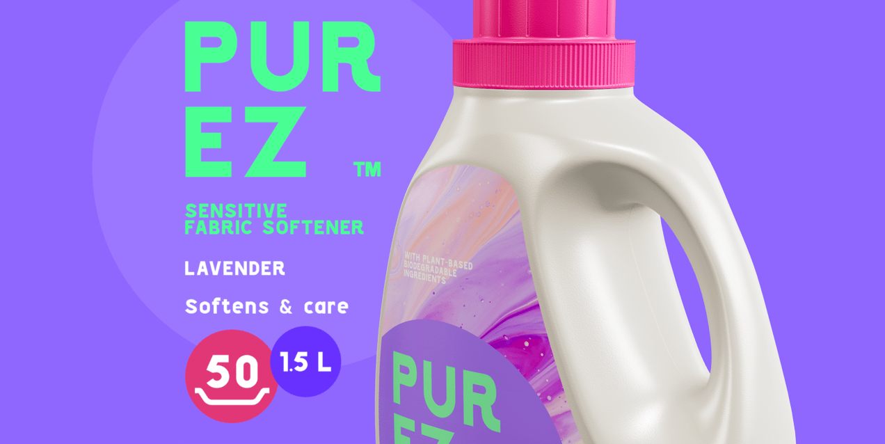 Fabric Softener, Detergent Bottle Mockup. Edit online!