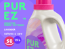Fabric Softener, Detergent Bottle Mockup. Edit online!