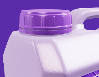 Plastic Jerry Can. 3D model. ProVisual.