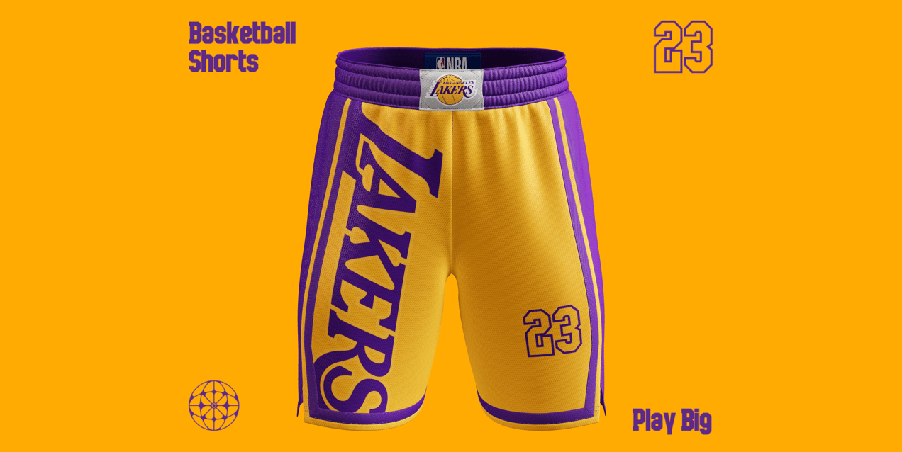 ProVisual — Basketball Shorts 3D mockup