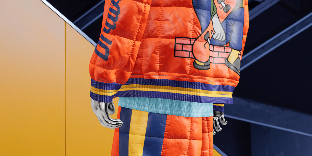 Free Jacket Mockup 3D mockup. Create presentations using Online Mockup Generator.