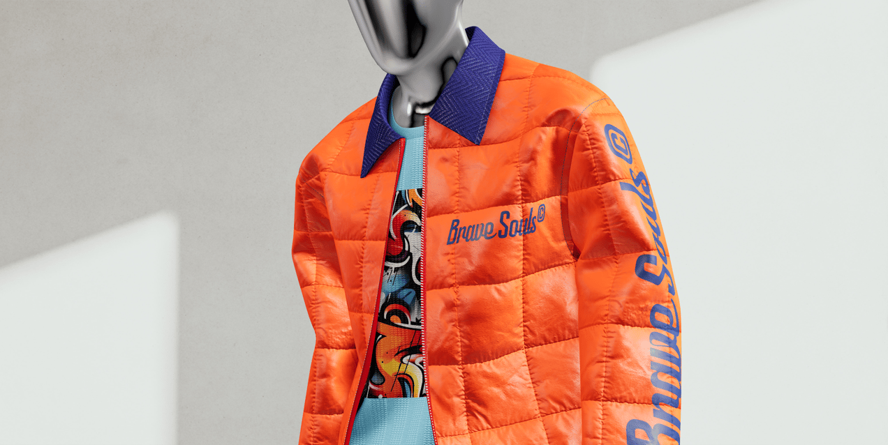 Free Jacket Mockup 3D mockup. Create presentations using Online Mockup Generator.