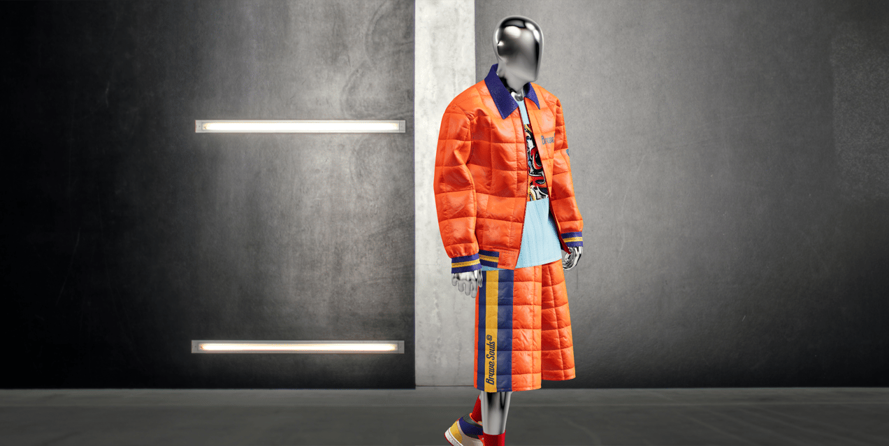 Free Jacket Mockup 3D mockup. Create presentations using Online Mockup Generator.