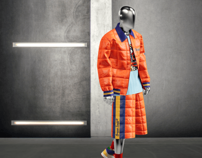 Free Jacket Mockup 3D mockup. Create presentations using Online Mockup Generator.