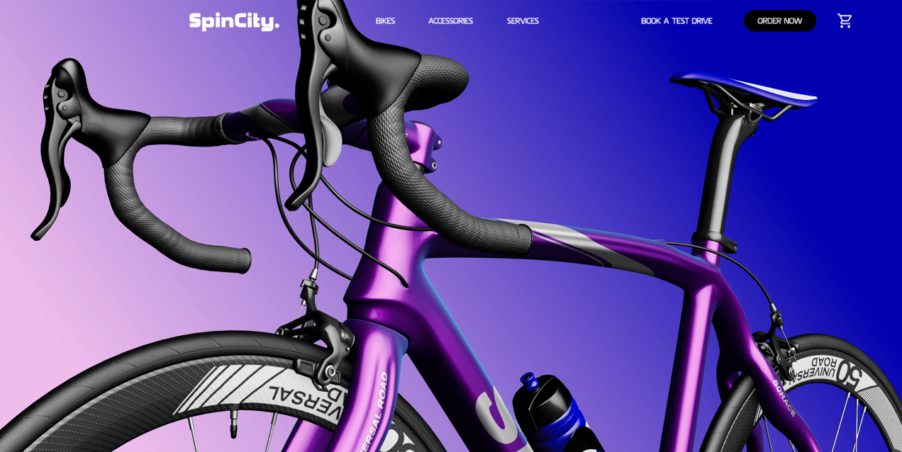 Bike Mockup and 3D Model. Road Universal Bicycle. ProVisual.