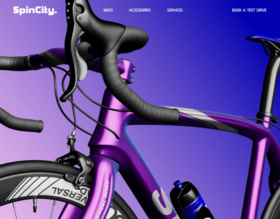 Bike Mockup and 3D Model. Road Universal Bicycle. ProVisual.