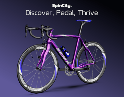 Bike Mockup and 3D Model. Road Universal Bicycle. ProVisual.