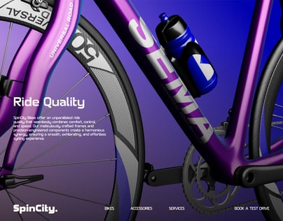 Bike Mockup and 3D Model. Road Universal Bicycle. ProVisual.