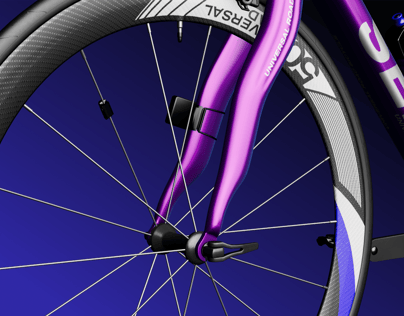 Bike Mockup and 3D Model. Road Universal Bicycle. ProVisual.