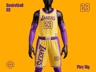 Basketball Uniform. Jersey & Shorts Mockup. Edit online!