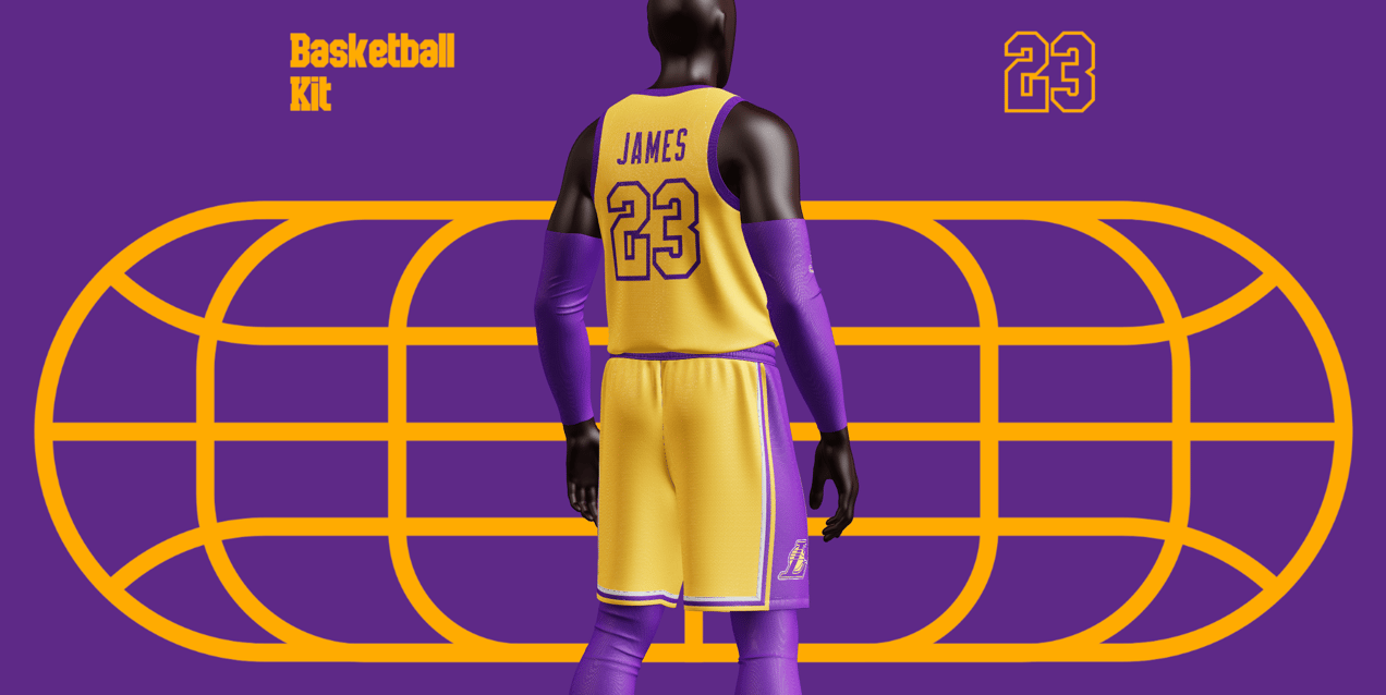 Basketball Uniform. Jersey & Shorts Mockup. Edit online!