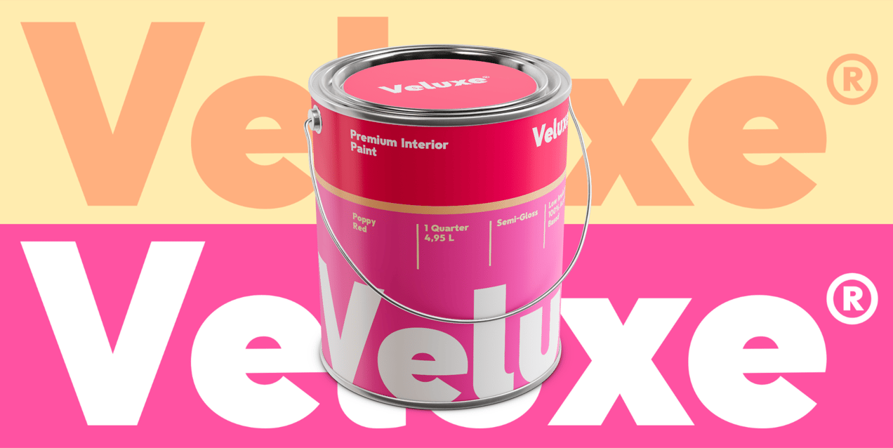 Metal Paint Bucket mockup. 3D model. ProVisual.