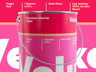 Metal Paint Bucket mockup. 3D model. ProVisual.