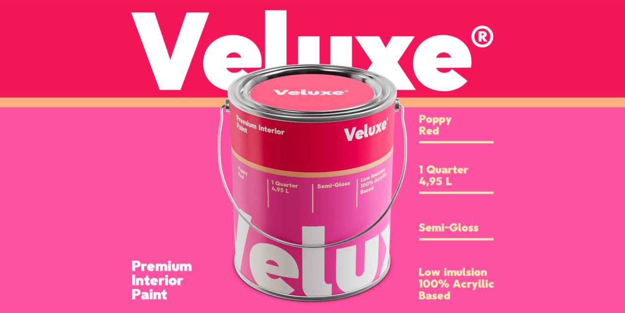 Metal Paint Bucket mockup. 3D model. ProVisual.