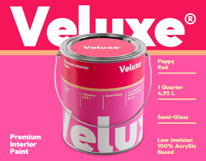 Metal Paint Bucket mockup. 3D model. ProVisual.